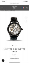 Montre squelette original 