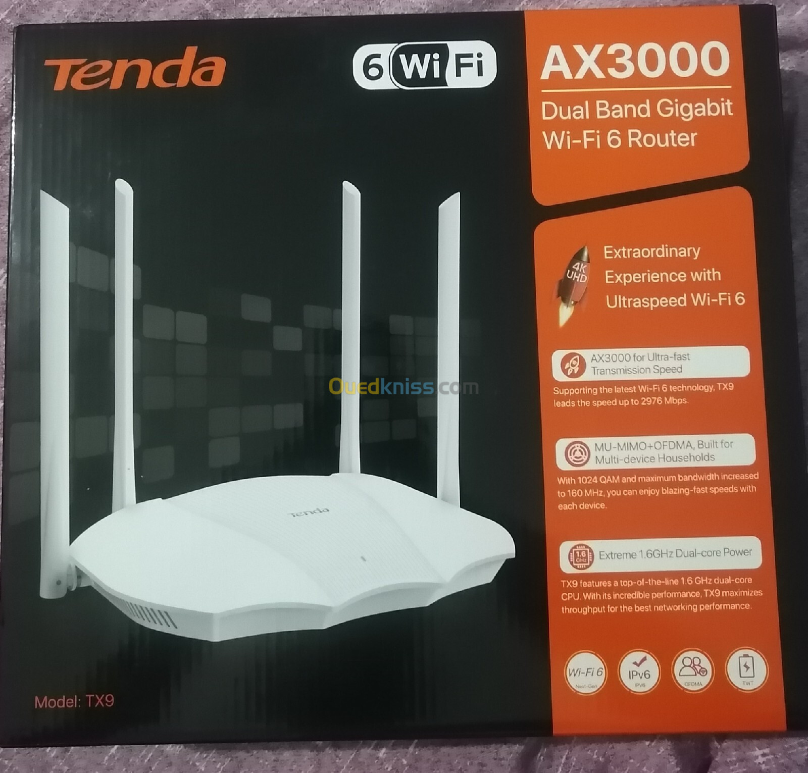 router tenda AX3000_TX9