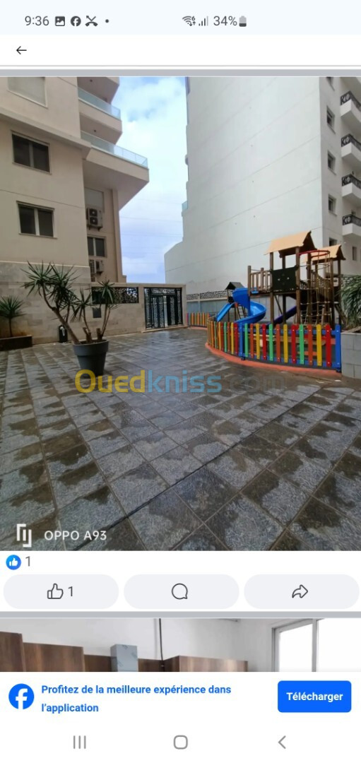 Location Appartement F3 Alger Ouled fayet