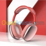 Casque Bluetooth sans fil - P9 Macaron Headset - Rouge / bleu 