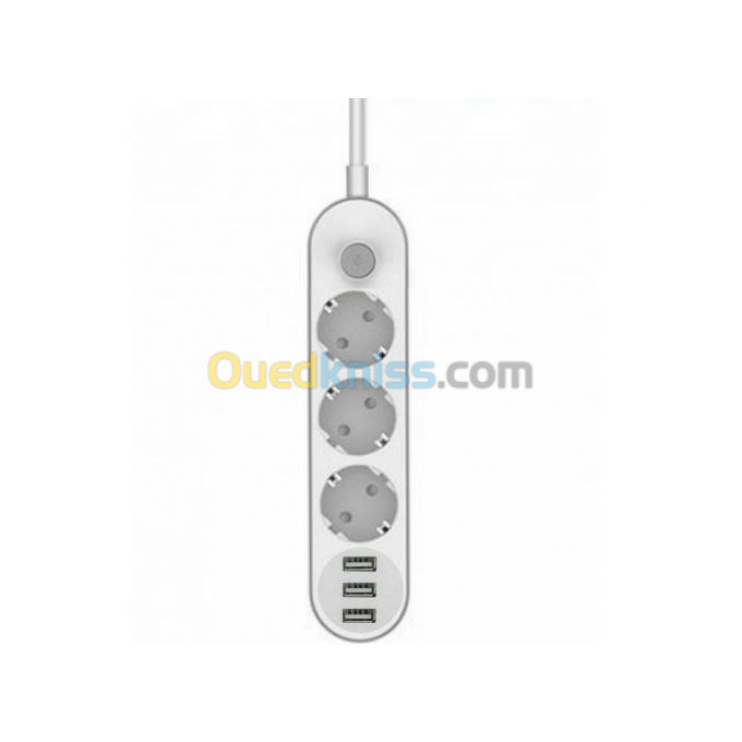 MULTIPRISE CVS DN9201 4 PRISE 3 USB (2 Mètre)