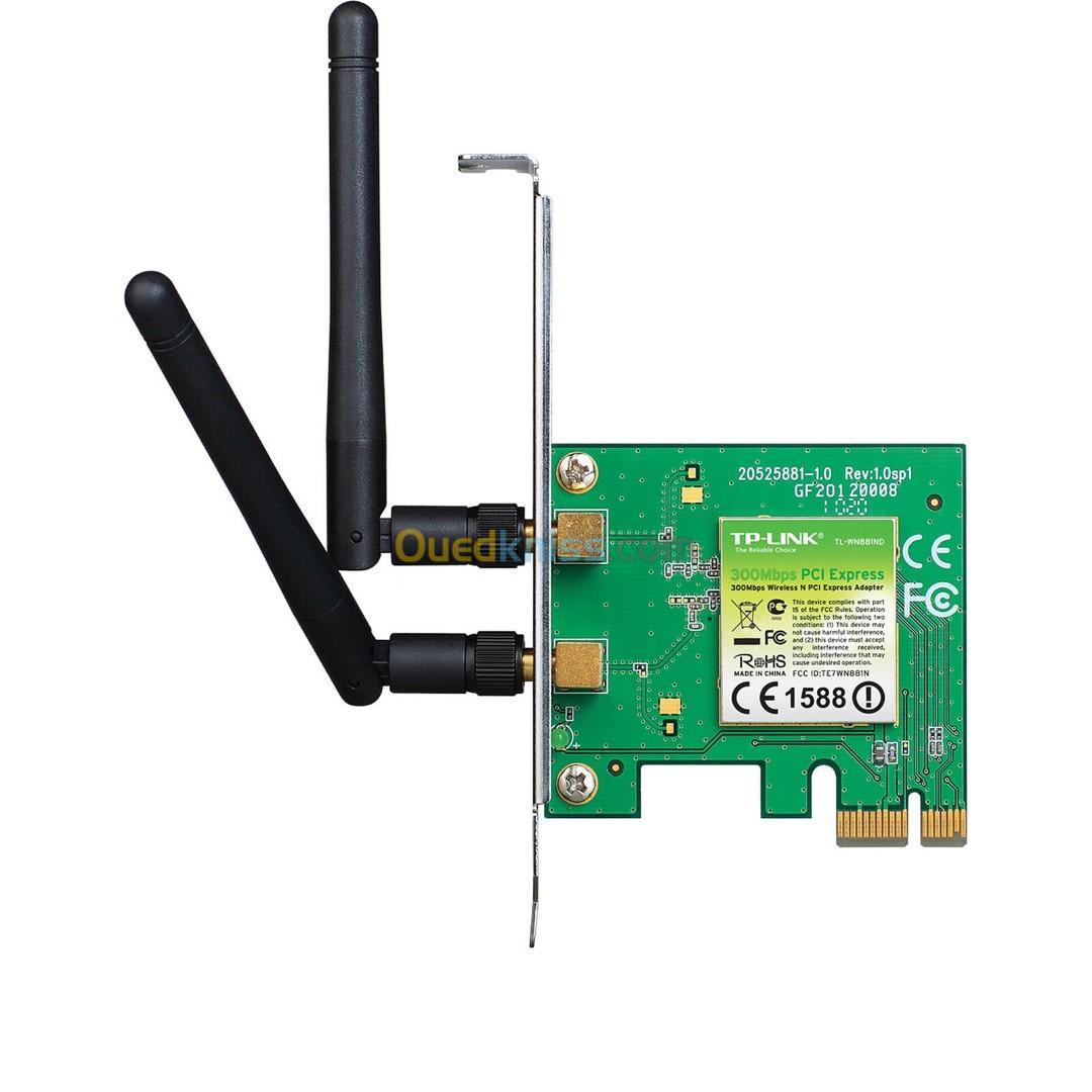 TP-LINK TL-WN881ND Carte PCI Express Wi-Fi N 300Mbps