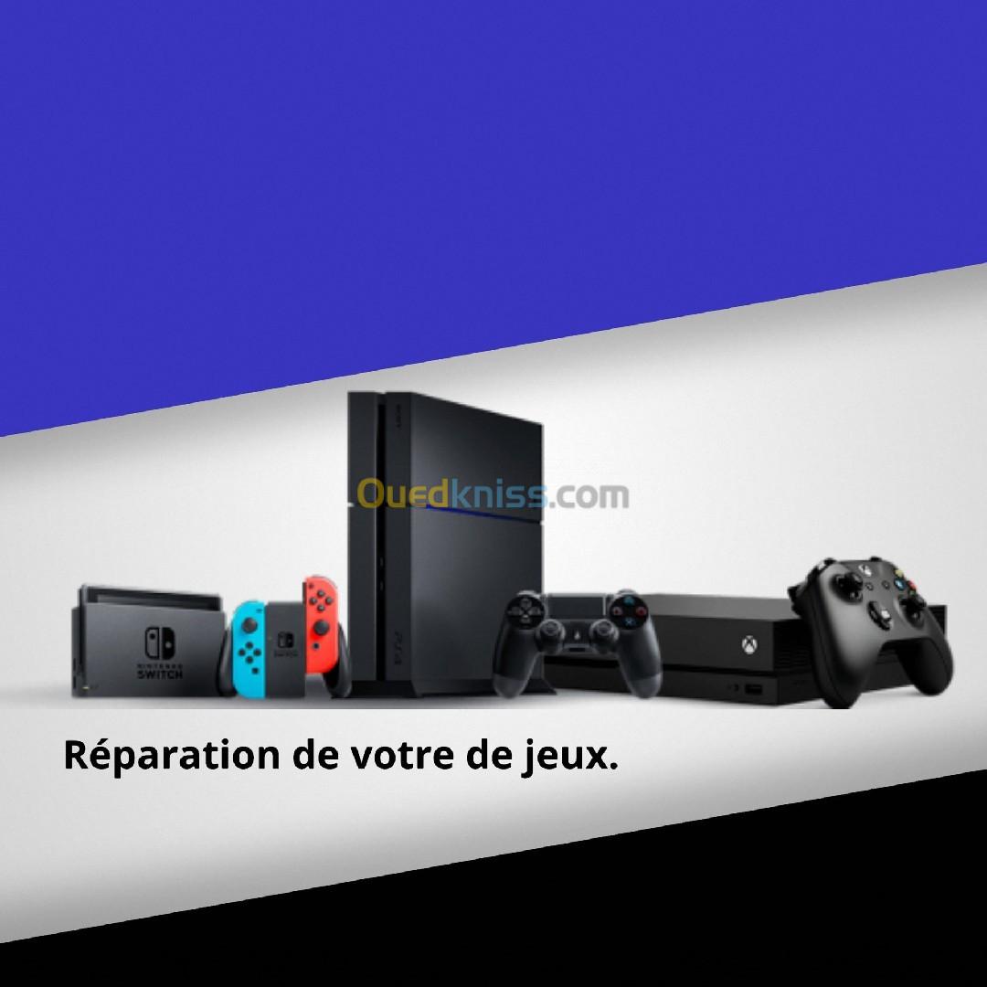 Réparation de tous types console de jeux