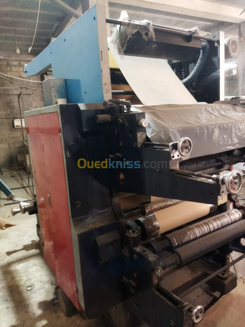 Machine de fabrication sac croissant avec flexo 