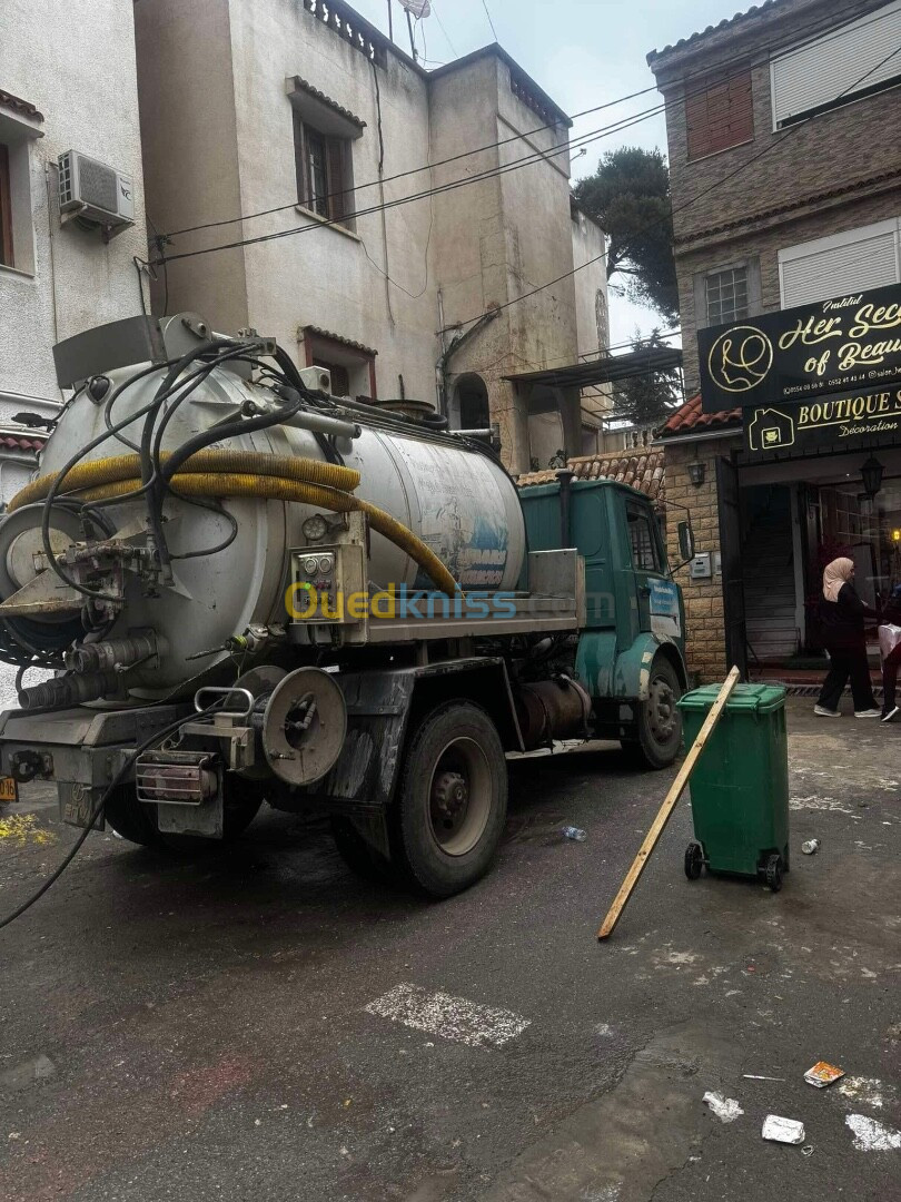 Camion vidange Débouchage 