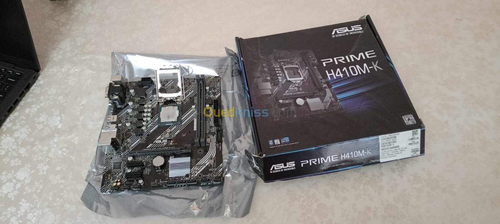 i5 10400F sans Ventilo + Carte mere ASUS H410M-k