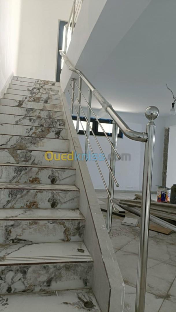 inox balustrade rampe garde corps 