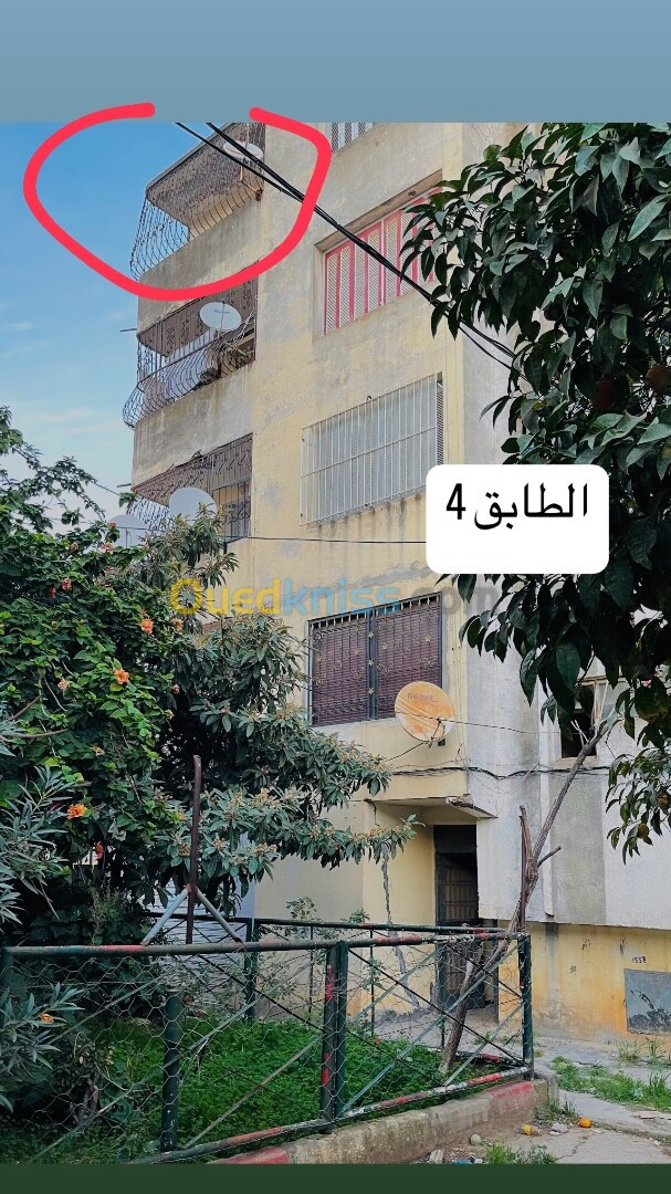 Vente Appartement F4 Jijel Taher