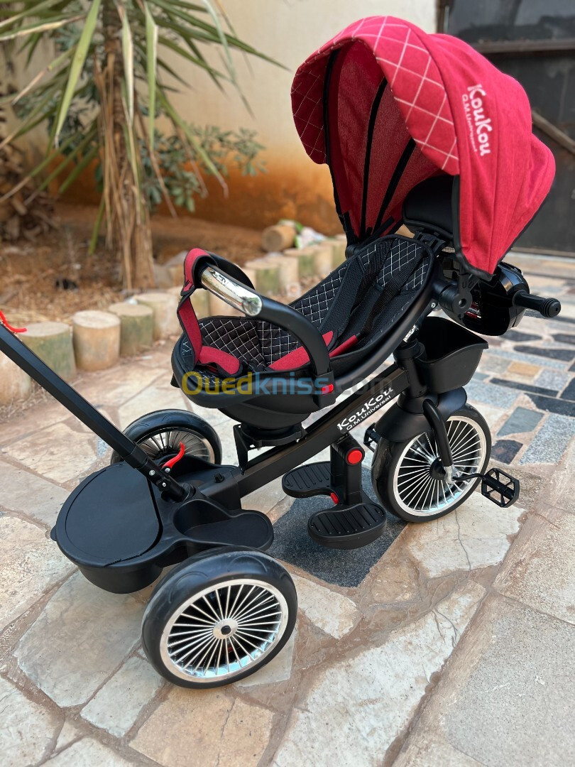 velo tricycle poussette pour enfant 