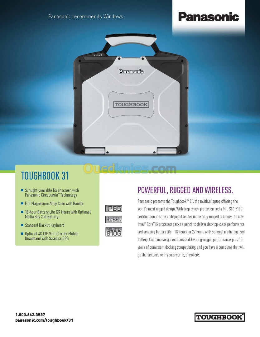 Panasonic Toughbook CF-31 (Rugged Notebook PC)