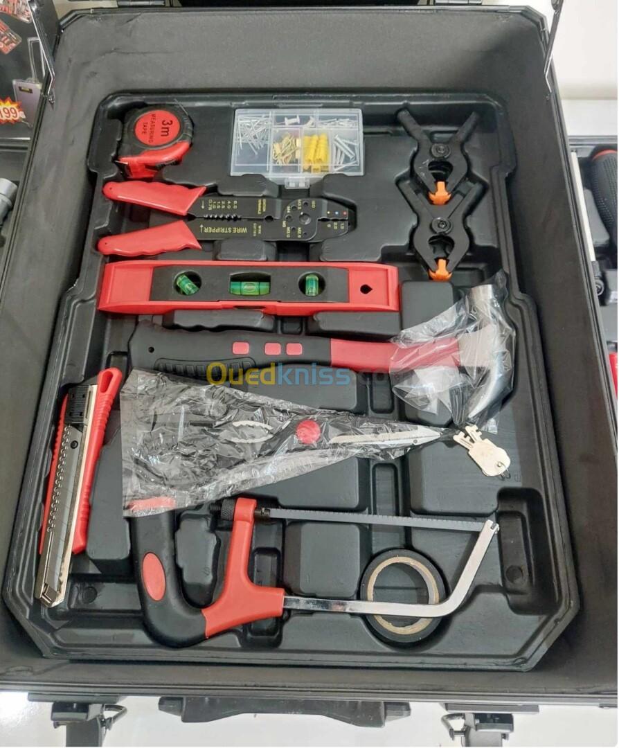 Valise à outils professionnel 187 pièces 