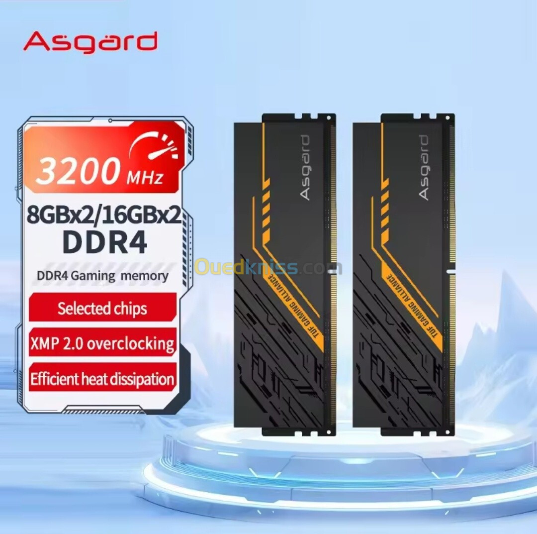 Ram Asgard Asus Tuf co-brand 2x8gb / 2x16gb 3200mhz