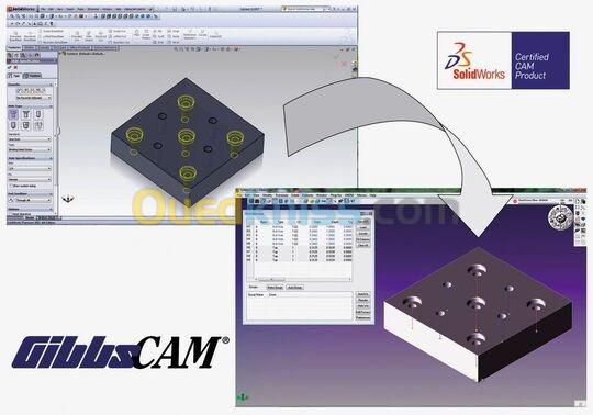 Formation Concepteur Mouliste DAO, CFAO (Gibbscam , Solidwork )