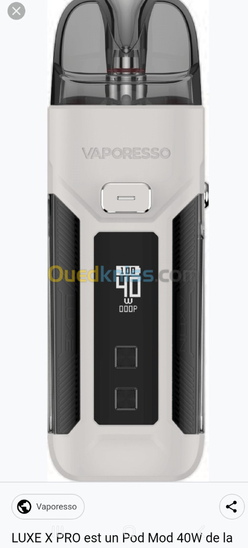 Cigarette électronique vaporesso luxe x +luxe x pro