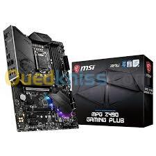 Kit i5 10600kf + MSI MPG Z490 GAMING PLUS ( avec la boite ) RAM ( 8 gb + 16 gb ) Xpg 3200 mhz RGB