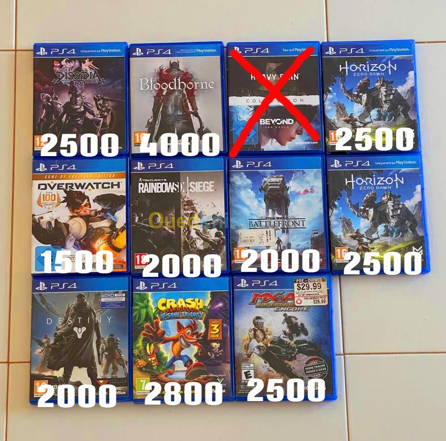 CD PS4 Rares ألعاب بلاي 4 نادرة