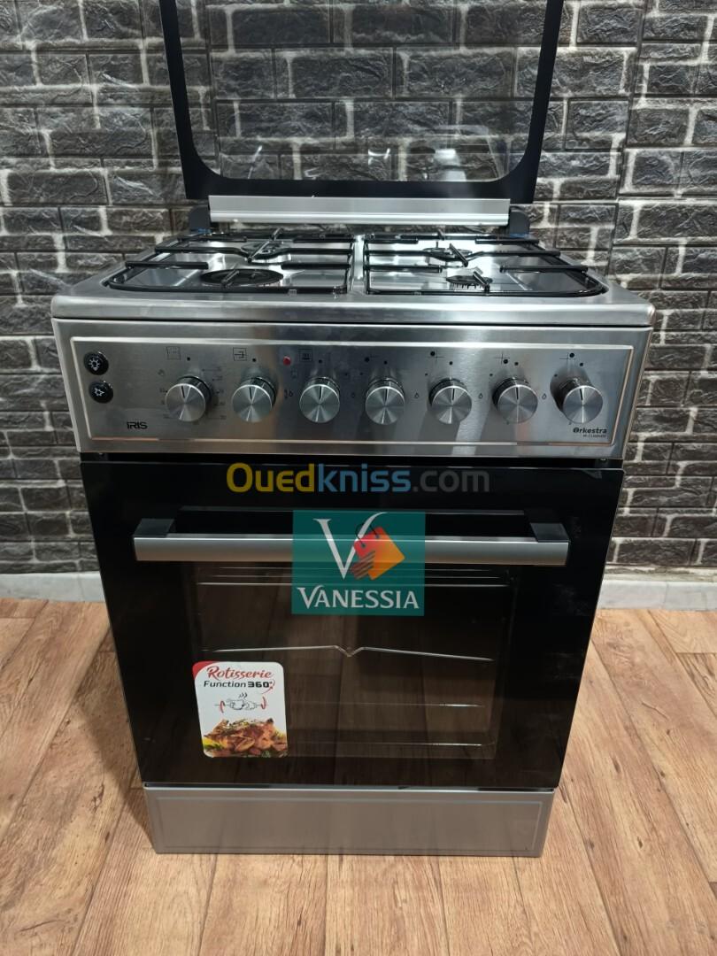 Cuisinière inox 4feux