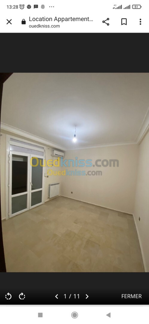 Location Appartement F3 Alger Ouled fayet