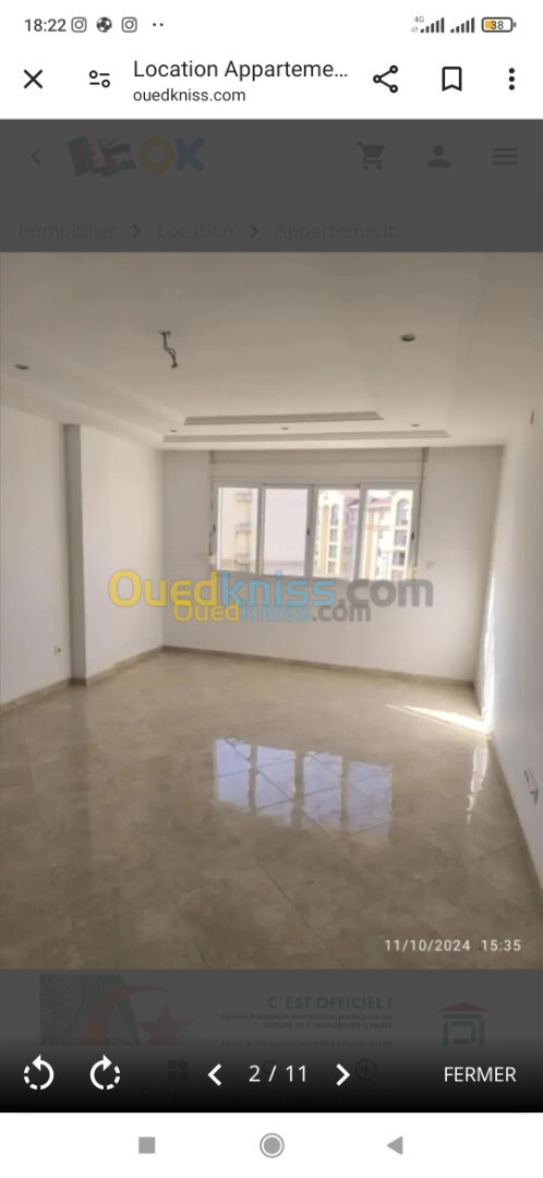 Location Appartement F130 Alger Ouled fayet