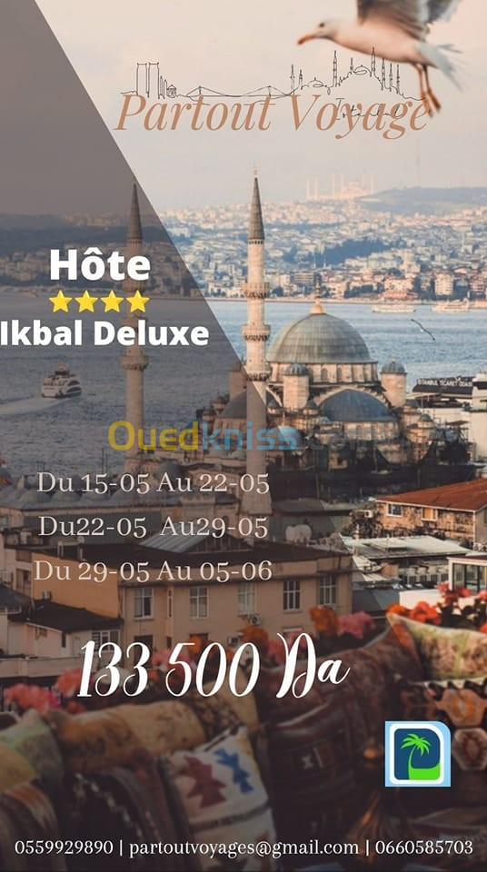 ouedkniss agence de voyage istanbul