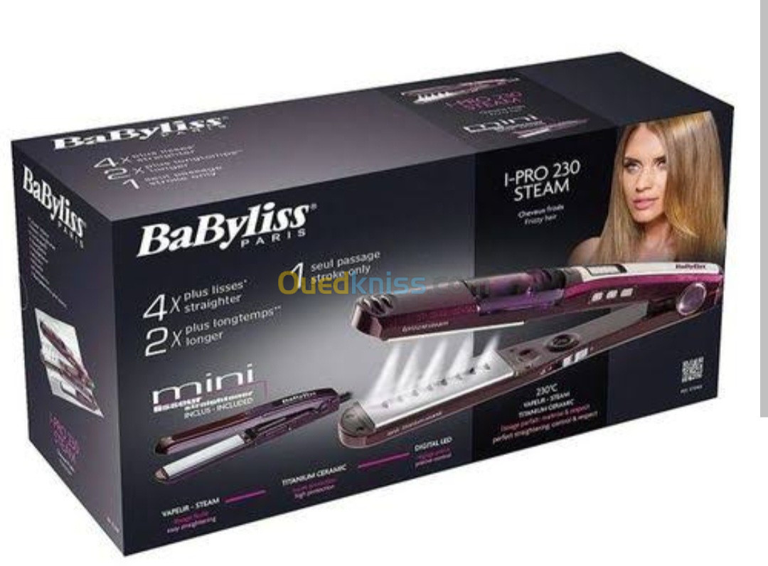 Lisseur à vapeur babyliss