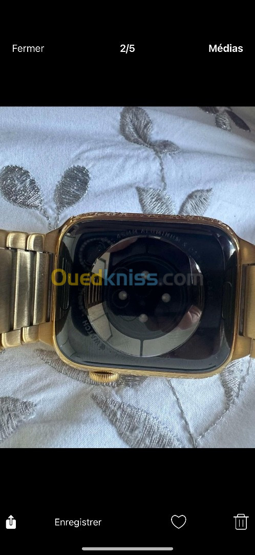 Appel Watch série 8 gold Rolex 45mm