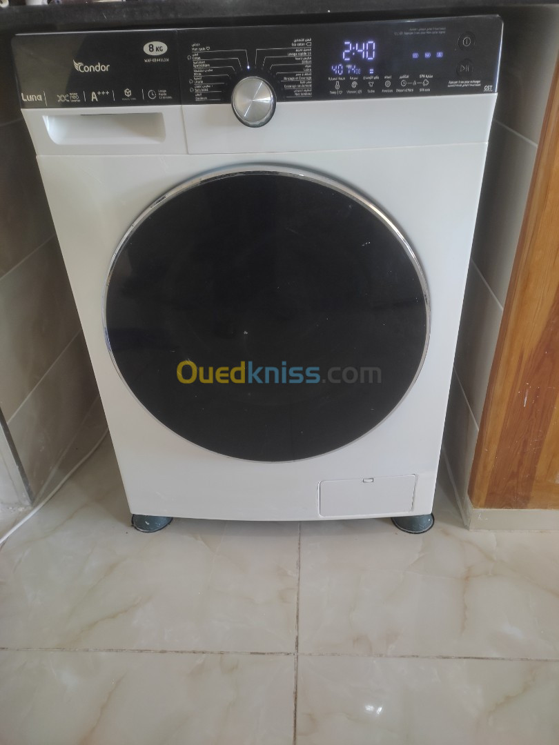 Machine à laver condor luna 8 kg