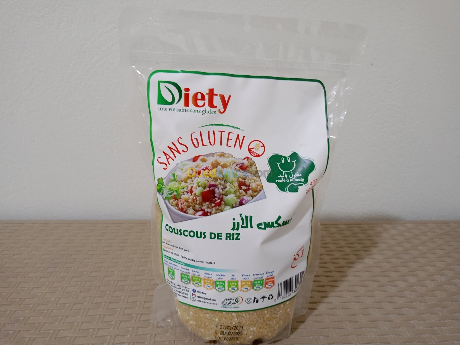 Diety farines sans gluten 