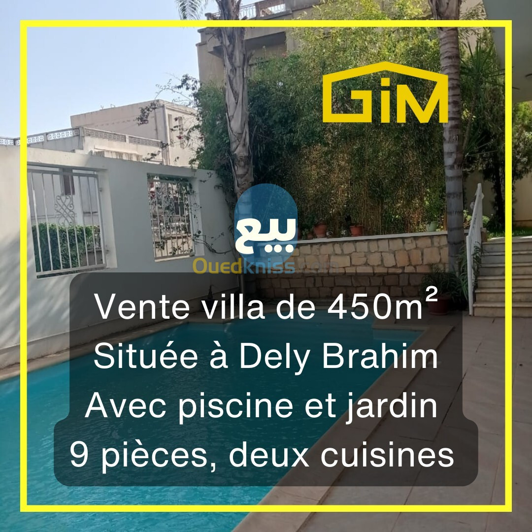 Vente Villa Alger Dely brahim