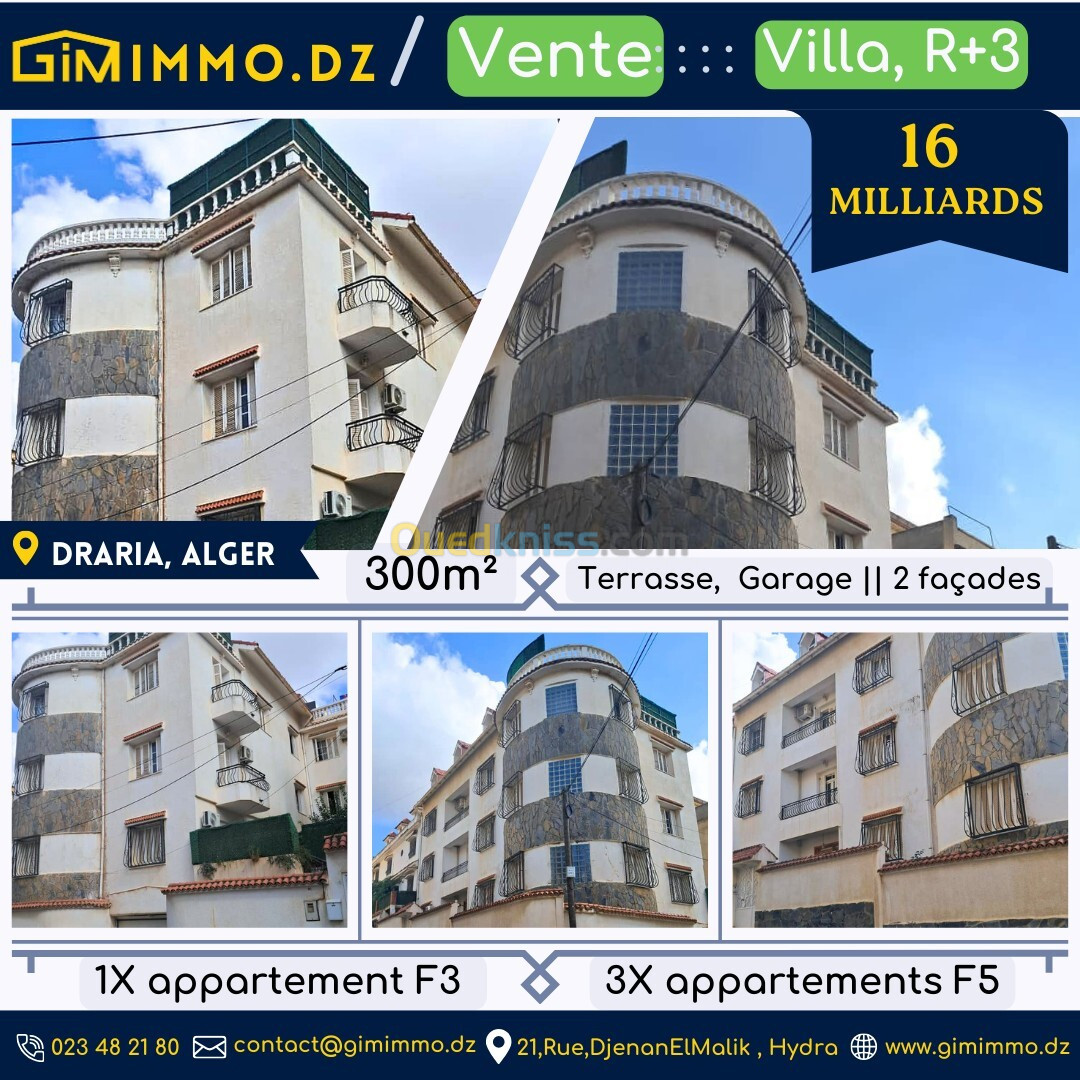 Vente Villa Alger Draria