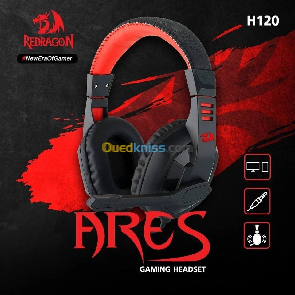 CASQUE REDRAGON ARES H120