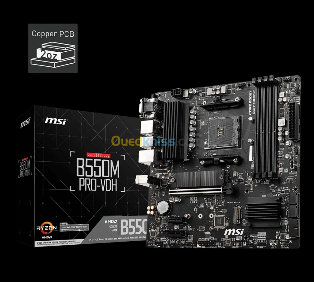 CARTE MERE AMD MSI B550M PRO-VDH