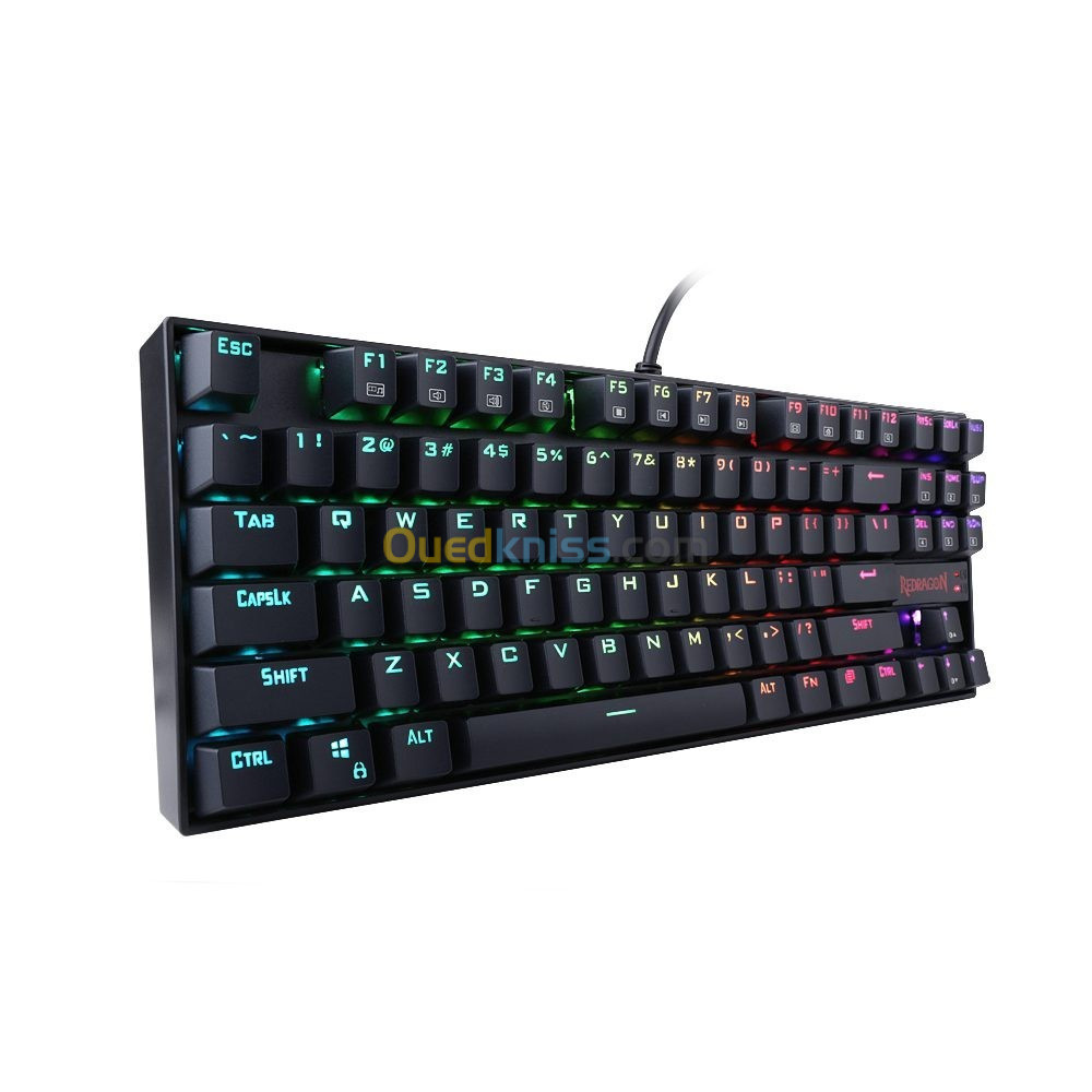 CLAVIER REDRAGON KUMARA K552 RGB / BLACK MECANIQUE