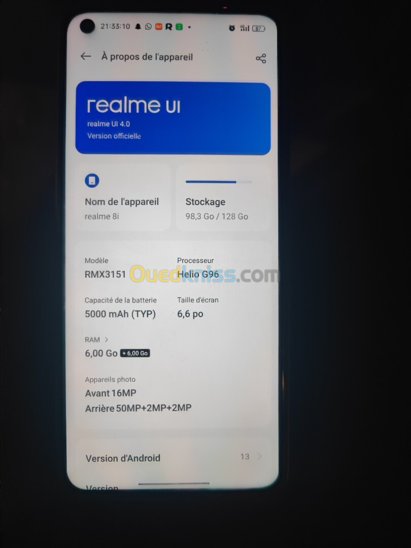 Realme uI 8i