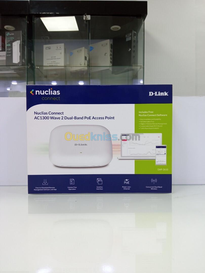 POINT D'ACCES NUCLIAS CONNECT Wi-Fi AC1300 WAVE 2 PoE DUAL-BAND SIMULTANÉ DAP-2610