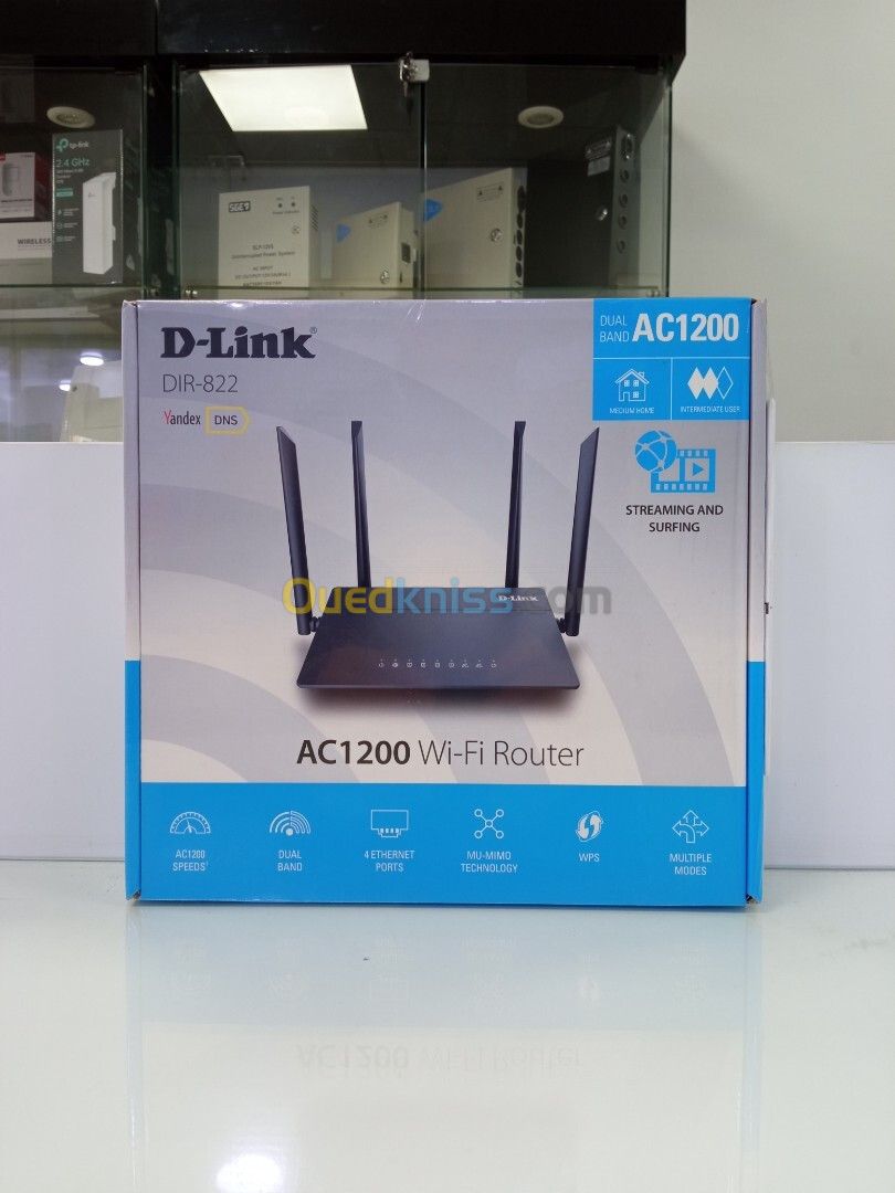 D-Link ROUTEUR Wi-Fi AC1200 DIR-822 