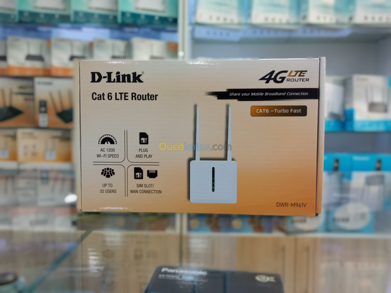 D-Link 4G LTE Cat 6 Routeur AC1200 DWR-M961V