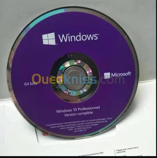 Windows 10 professionnel OEM coffret 