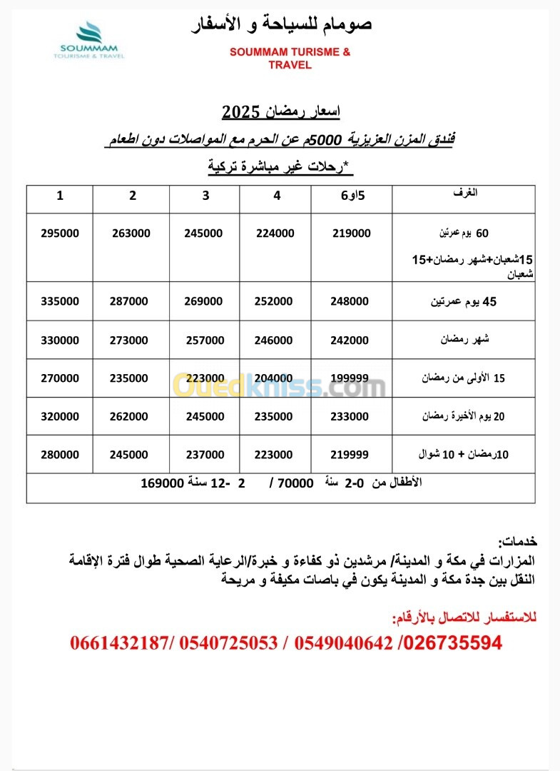 عمرة شعبان رمضان شوال 2025