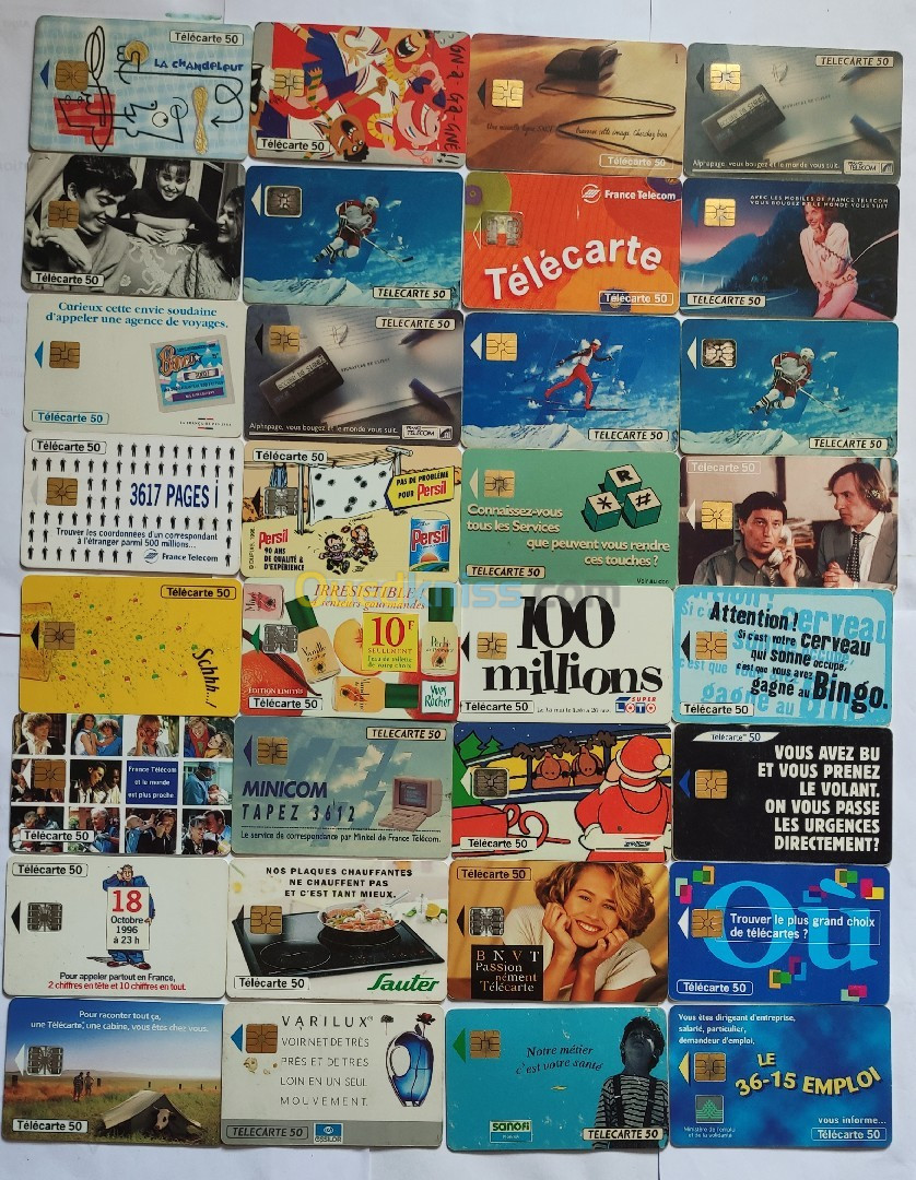 Cartes téléphoniques collection 