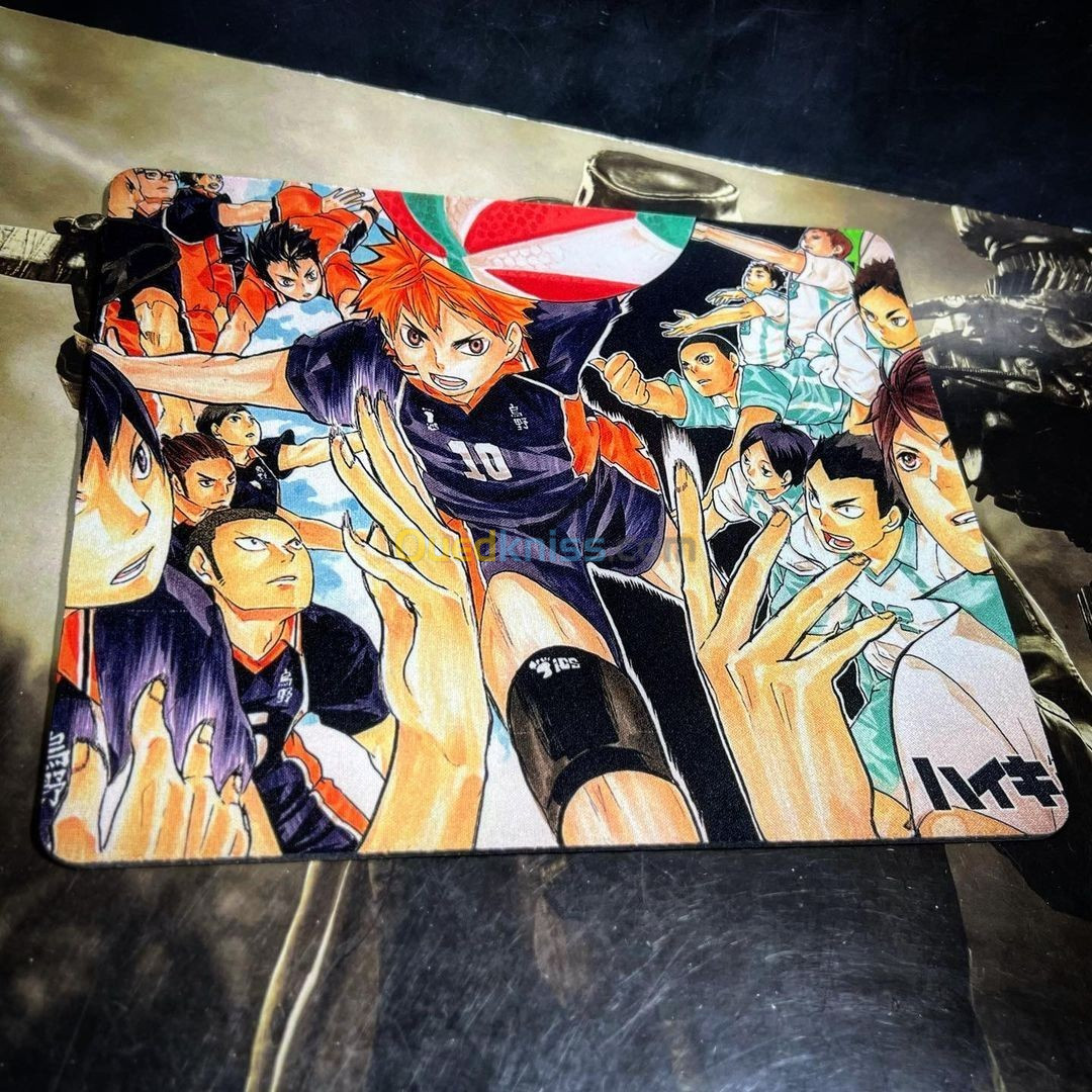 Tapis de Souris Blue Lock Anime Otaku Manga One Piece Naruto Hunter X Hunter Demon Slayer Tech Gare