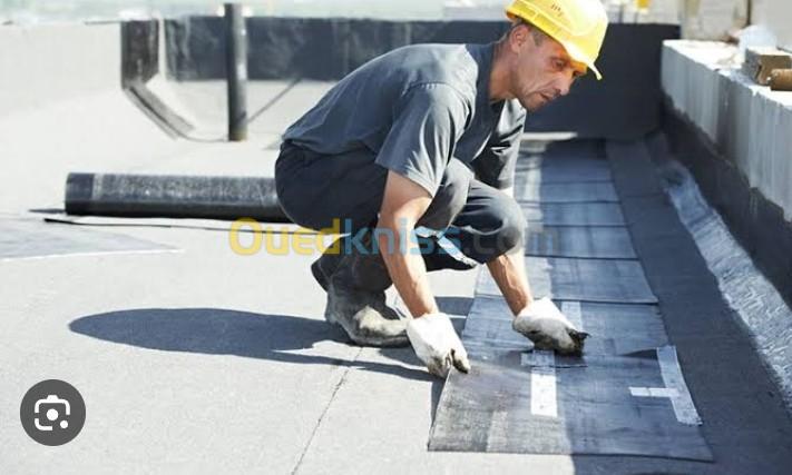 Travaux d'étanchéité toiture et terrasse 