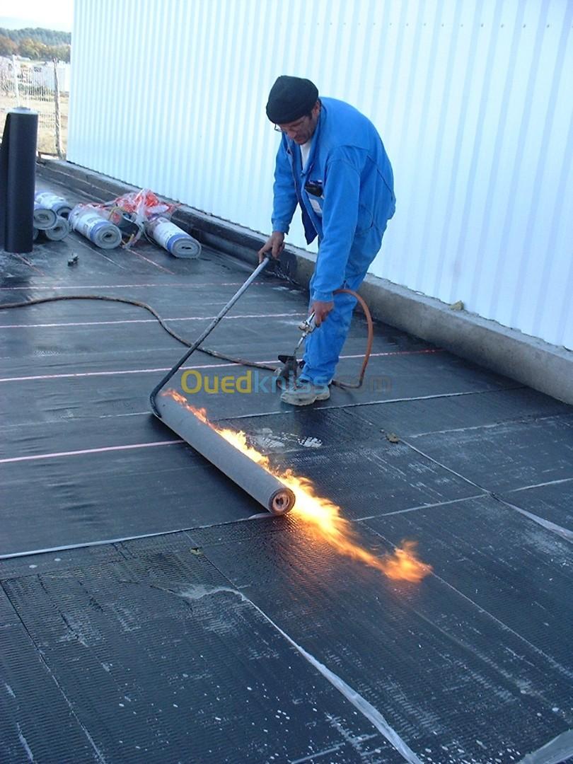 Travaux d'étanchéité toiture et terrasse 