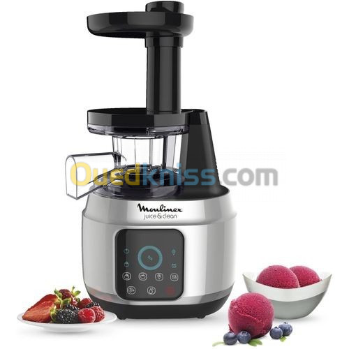 Moulinex EXTRACTEUR DE JUS Fruits et Légumes 150W ZU420E10 Noir/ Gris