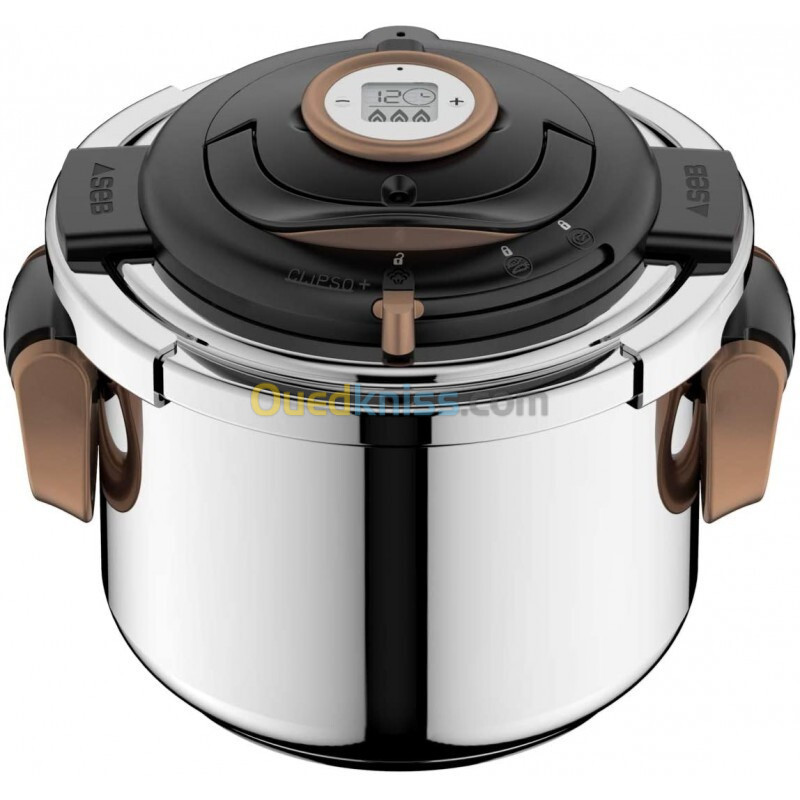 Seb Autocuiseur Clipso+ Précision Copper 8L Inox Tous feux dont induction 