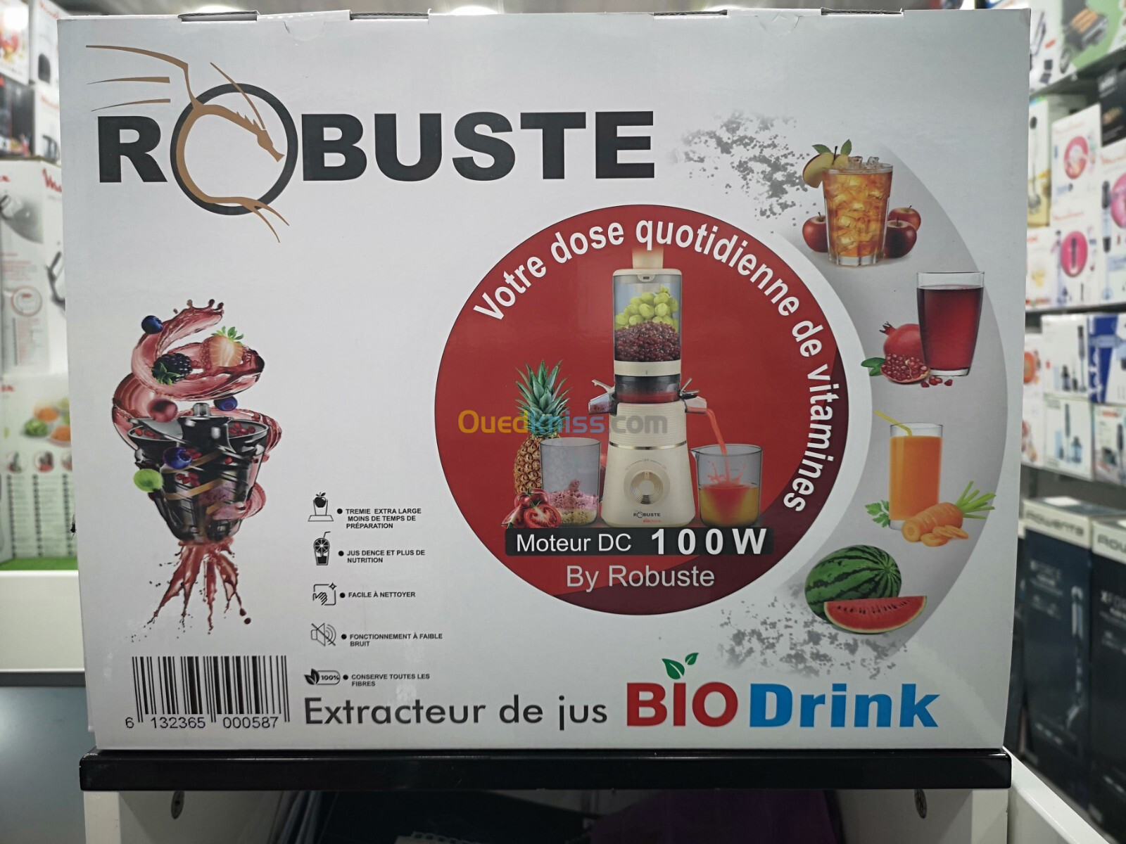 EXTRACTEUR DE JUS ROBUSTE 100W