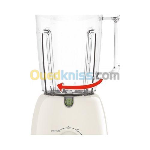 Moulinex Blender 1,75L MOULINEX SOLEIL 500W IVOIRE LM355A10 2 VITESSES - FONCTION PULSE