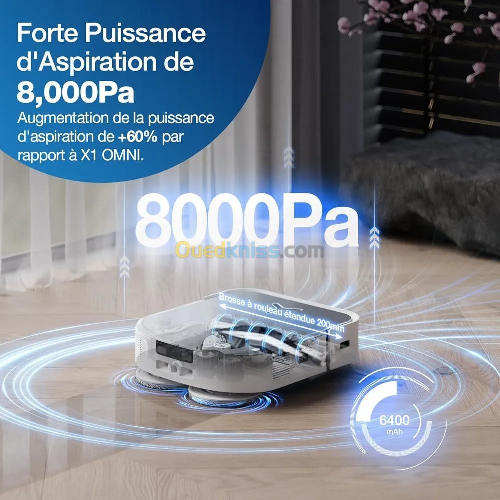 ECOVACS DEEBOT X2 Omni Aspirateur Robot Laveur Avec Station