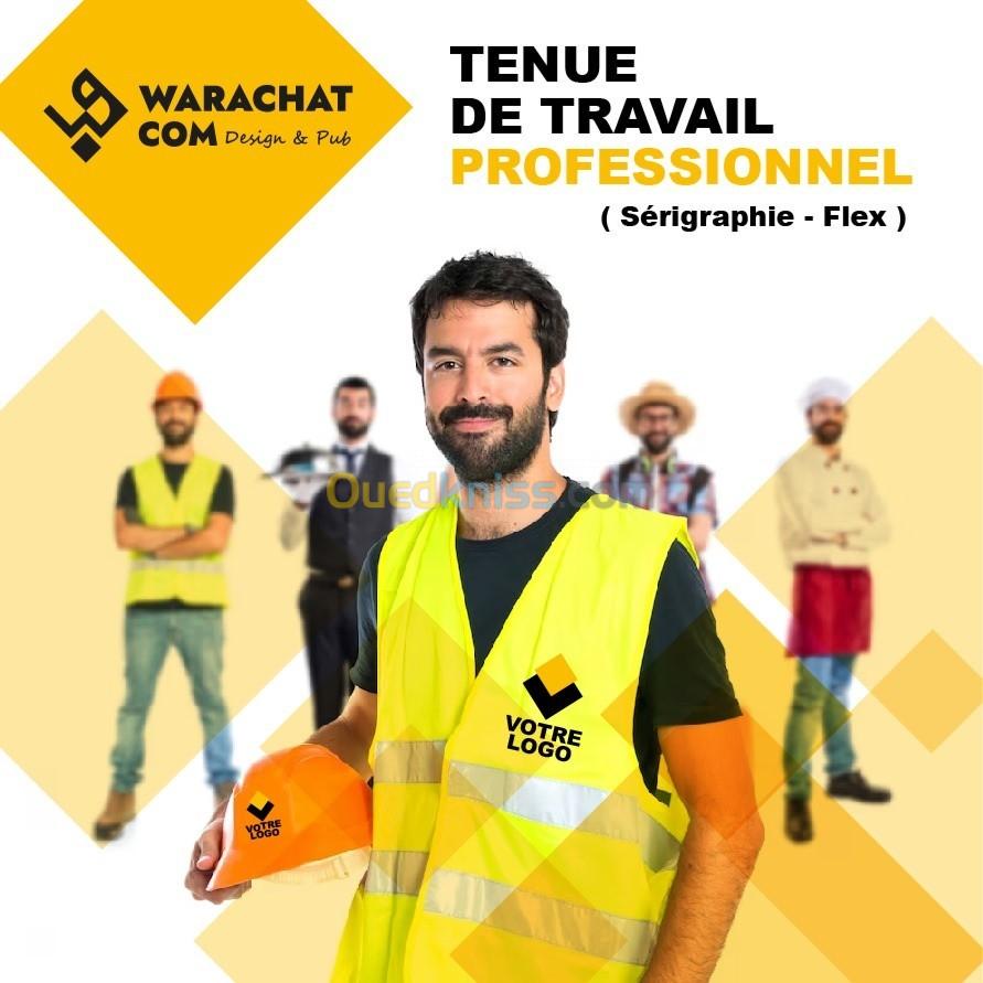 Personalisation Tenue de travail (sérigraphie &flex) 