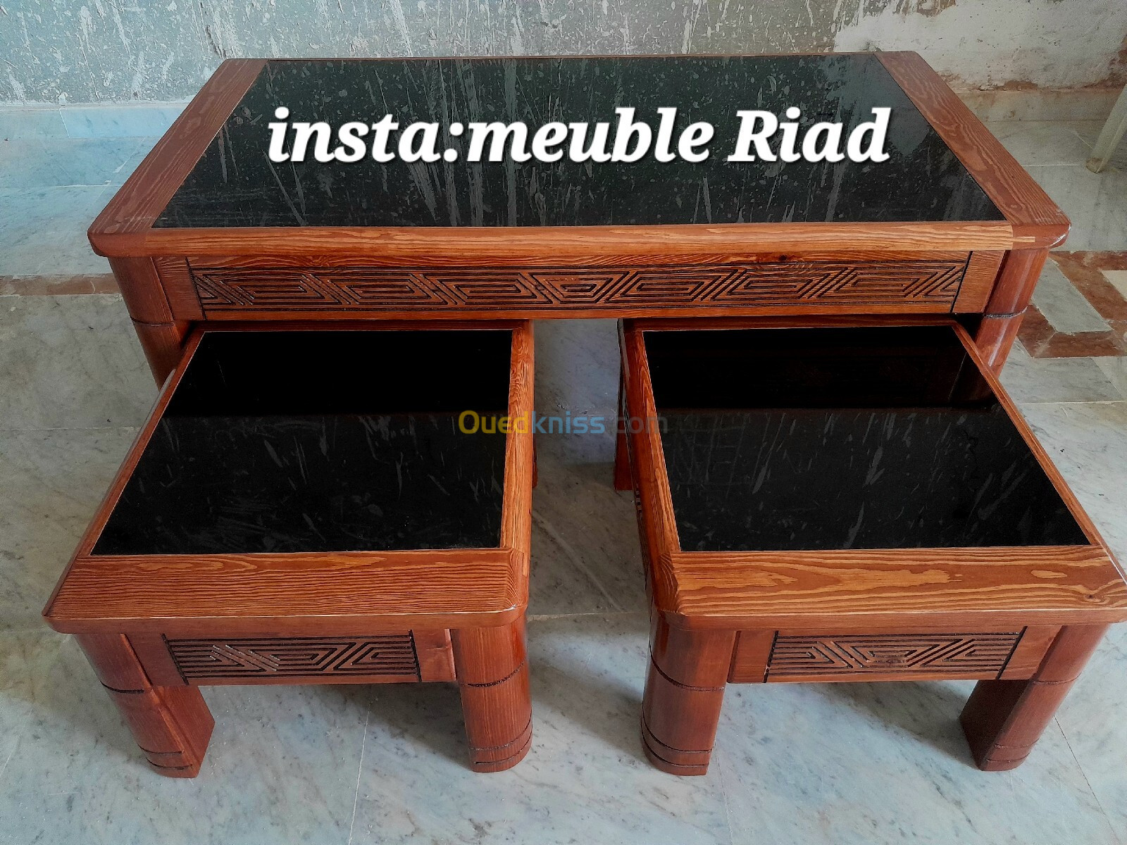 Table basse 3 pièce  طابلة بولادها تخفيضات رائعة 